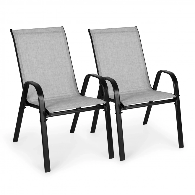Set de scaune de grădină gri deschis MultiGarden