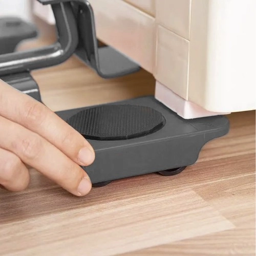 Plăcuțele cu roți protejează podeaua