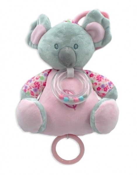 Cutiuța muzicală Koala roz 18 cm