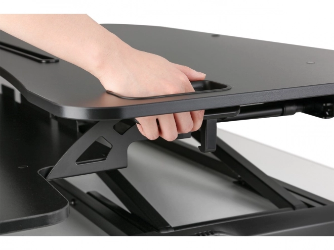 Suport ergonomic pentru birou, suprafață de lucru: 950x615x106-460 mm, reglabilă, neagră