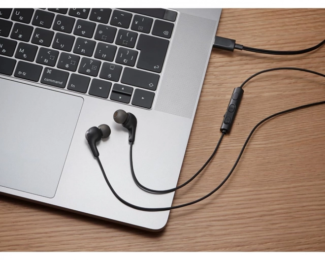 Căști USB-C negre Gumy Connect