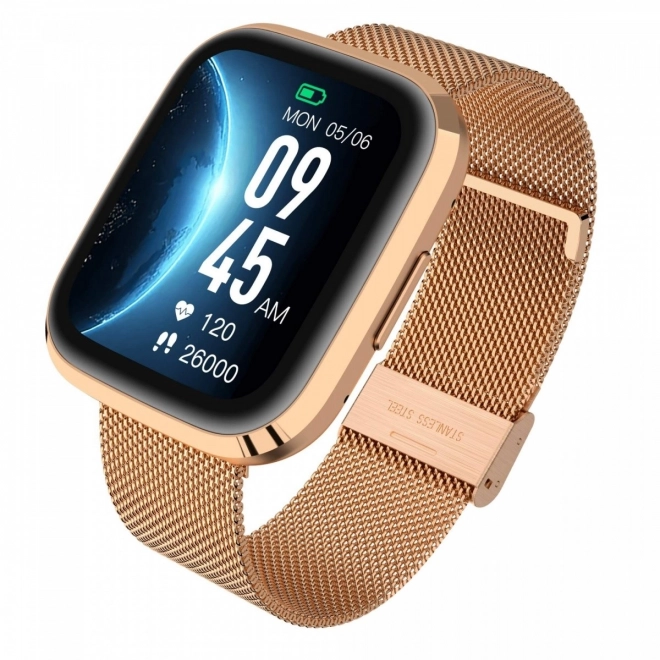 Smartwatch Garett Stil Aurie oțel inoxidabil