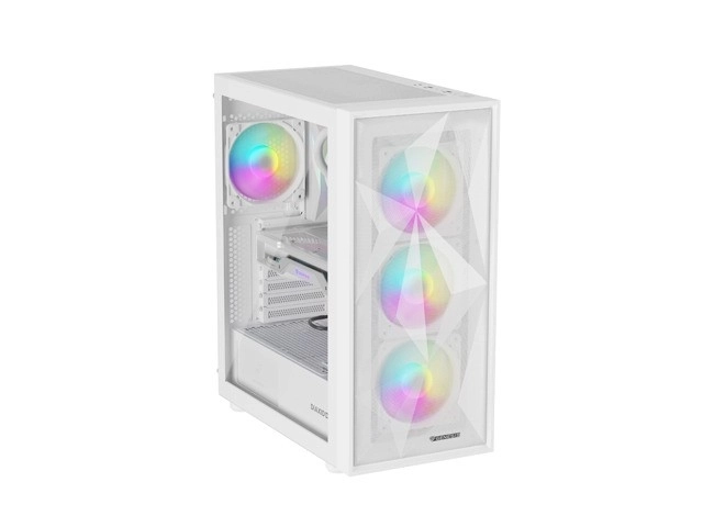 Carcasă pc Genesis Diaxid 605 ARGB Midi Tower Alb