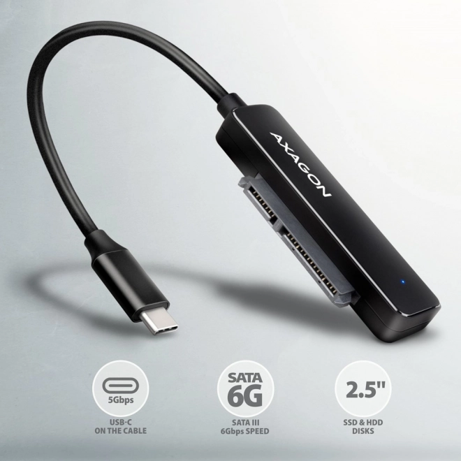 Adaptor USB-C la SATA HDD/SSD AXAGON FASTPort2