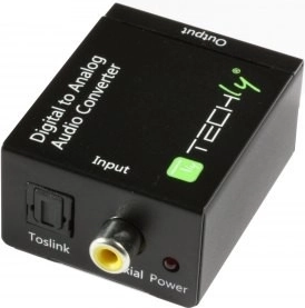 Convertor audio digital Toslink SPDIF coaxial la analog RCA stereo
