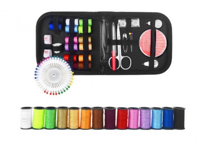 Set mini pentru cusut în etui