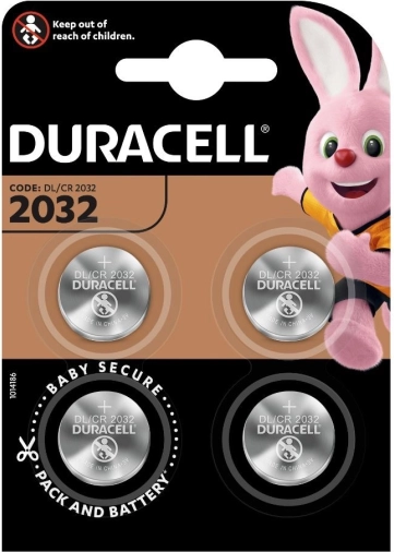 Baterie Duracell CR2032 4buc