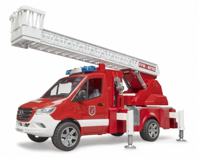 Mașină de pompieri Mercedes-Benz Sprinter cu scară pentru copii