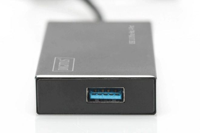 Hub USB 3.0 cu 4 porturi, aluminiu