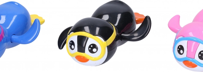 Pinguin pe sfoară pentru apă