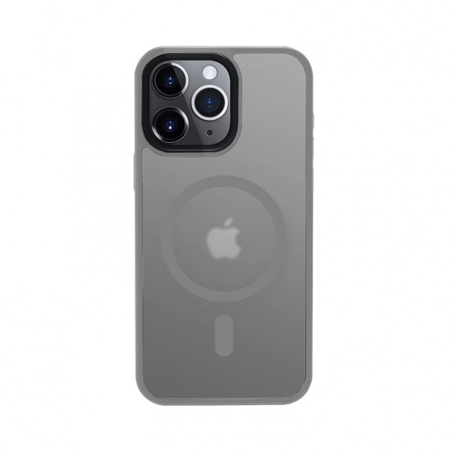 Husă Hybrid Frost MAG pentru iPhone 15 Pro Max Gri