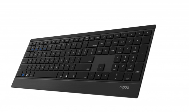 Tastatură fără fir multi-mod neagră