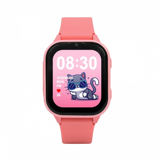 Smartwatch copii cu 4G Roz