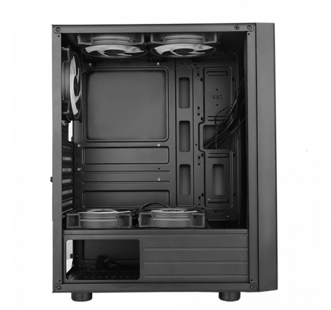 Carcasa gaming PC MS Armor neagră