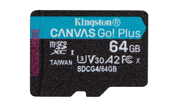 Card microSD 64GB Canvas Go! Plus cu adaptor