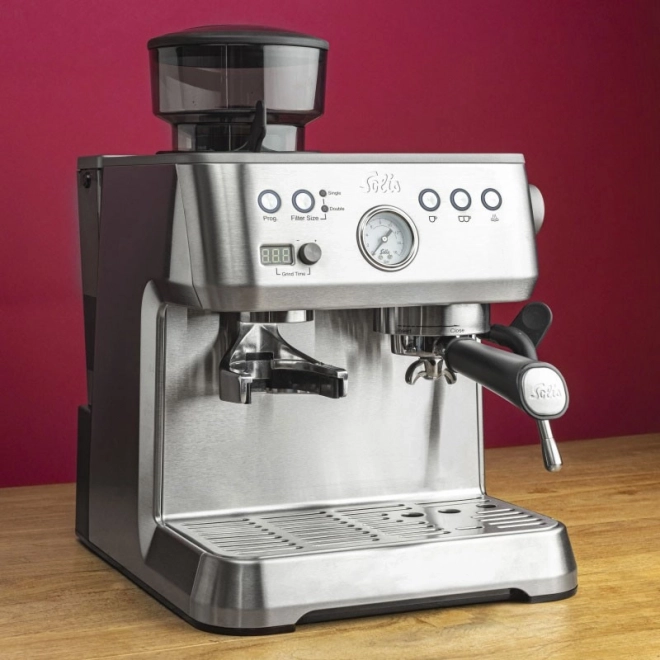 Espressor Solis Grind & Infuse Perfetta argintiu