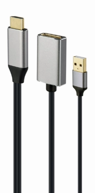 Adaptor HDMI la DP 4K 60Hz Alimentat USB-A