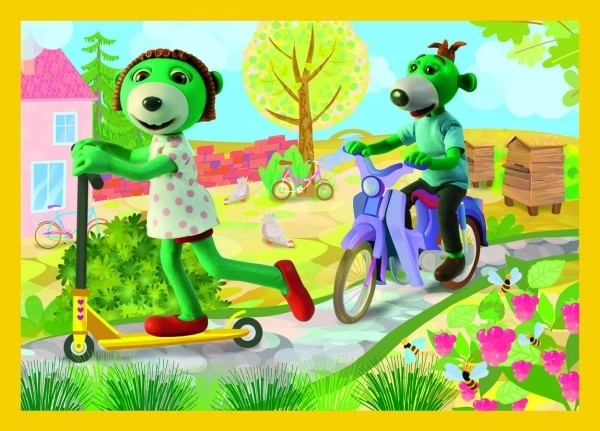 Puzzle Treflíci Momente Împreună 4 în 1