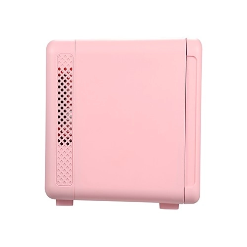 Mini frigider portabil 4L roz