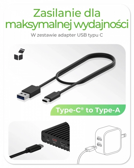 Carcasa cu clonare pentru 2 SSD NVMe