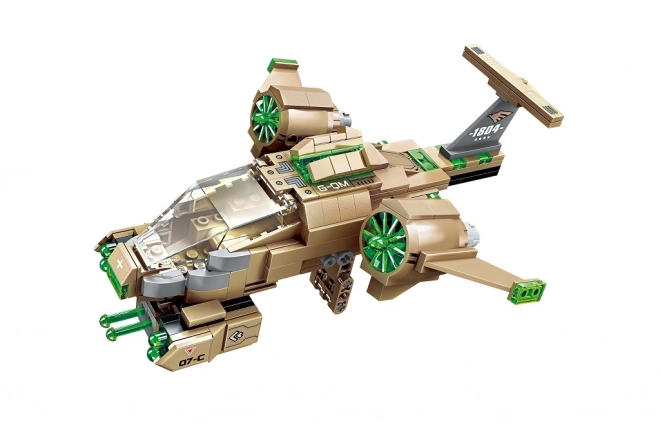Qman aeronavă de asalt set constructie 8v1
