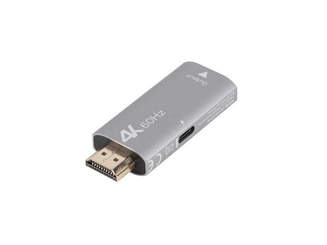 Adapter HDMI DisplayPort 4K argintiu
