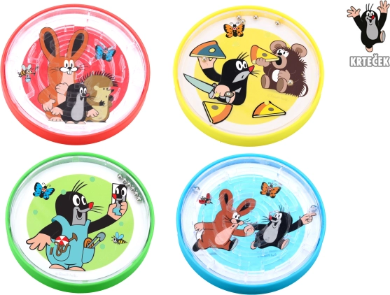 joc cu bile Cârtița – puzzle din plastic 9 cm
