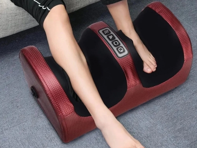 Masajer electric pentru picioare shiatsu cu încălzire