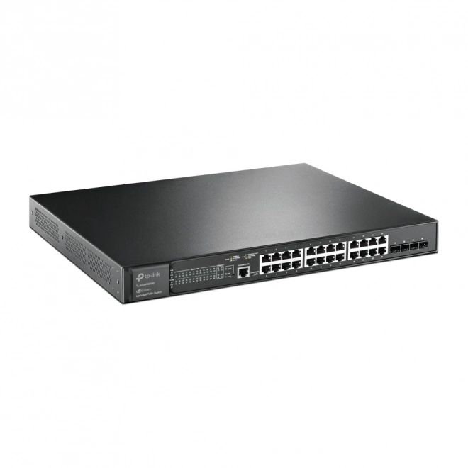 Comutator gestionabil PoE+ cu 24 porturi și 4 sloturi SFP+