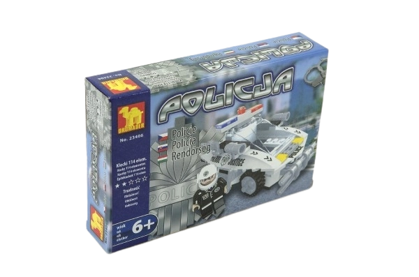 Set de construcție poliția auto blocuri