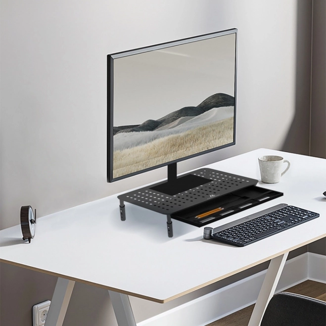 Suport monitor cu sertar pentru laptop 13-32 inch