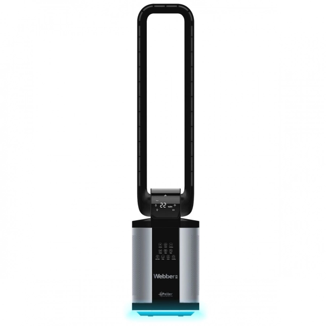 WEBBER WB1820 ventilator negru fără palete cu umidificator de aer