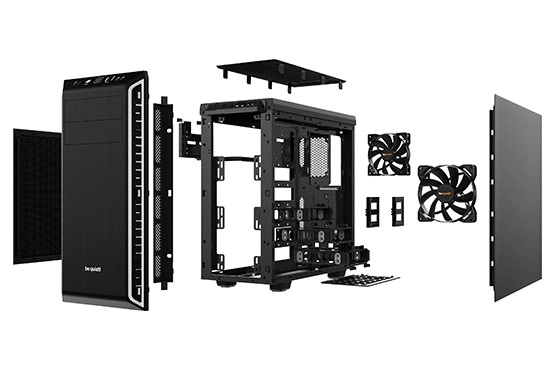 Carcasa Be Quiet! Pure Base 600 argintiu