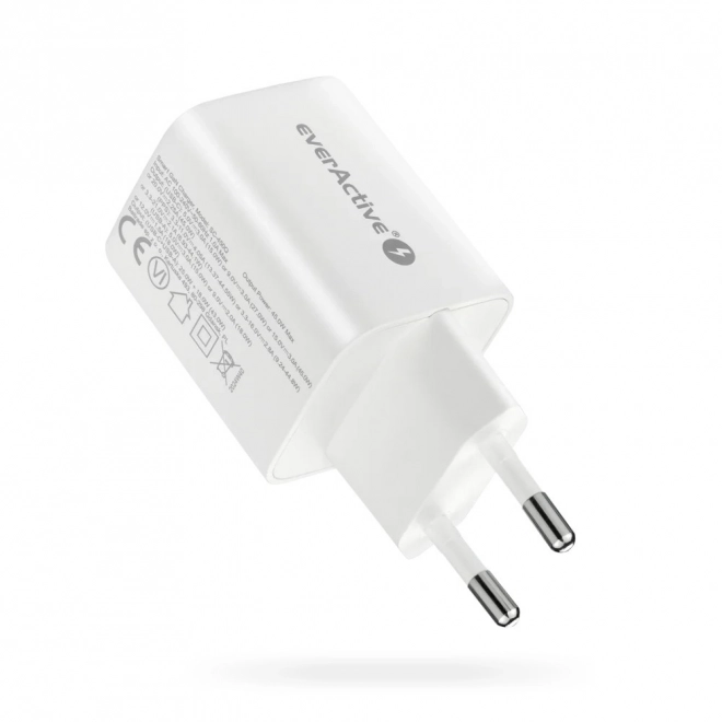 Încărcător de rețea GaN cu USB și USB-C 45W Alb