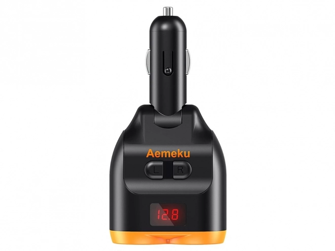 Încărcător auto cu adaptor pentru brichetă 80W cu porturi USB și USB-C