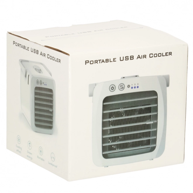 Aparat de aer conditionat ventilator de masă portabil umidificator USB alb