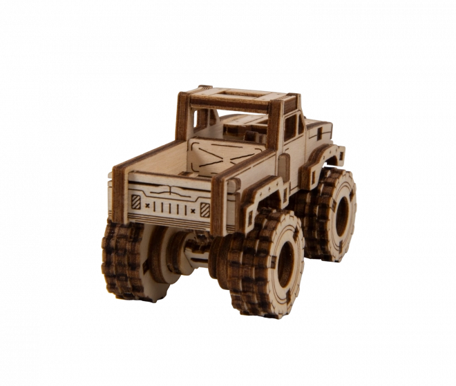 Puzzle 3D din lemn camion monstru