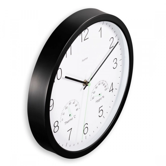 Ceas de perete Santorini negru 30cm