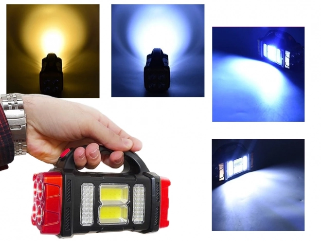 Lampa solară portabilă LED cu powerbank