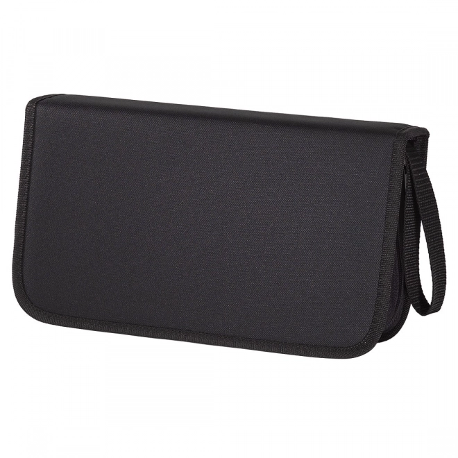 Portofel CD pentru 104 discuri din nylon negru