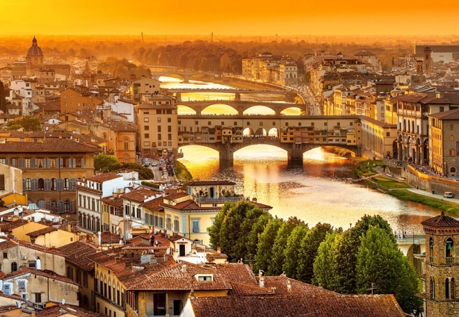 Puzzle case florentine 1000 piese