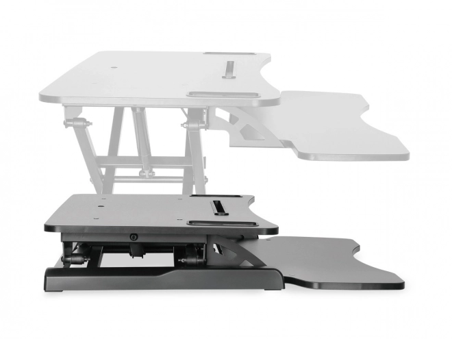 Suport ergonomic pentru birou, suprafață de lucru: 950x615x106-460 mm, reglabilă, neagră