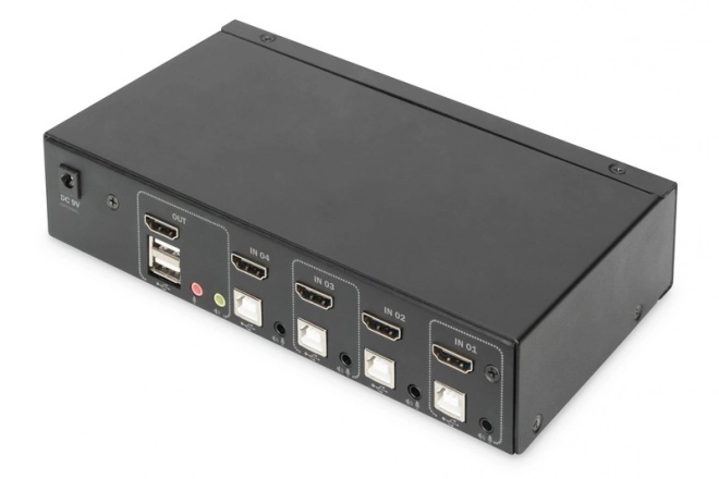 Przełączator KVM HDMI, 4 porturi, 4K