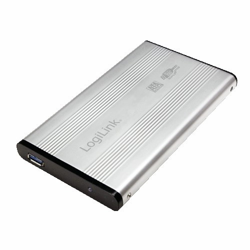 Carcasă pentru HDD 2,5' SATA, USB 3.0, argintie