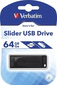 Pendrive Slider 64GB negru