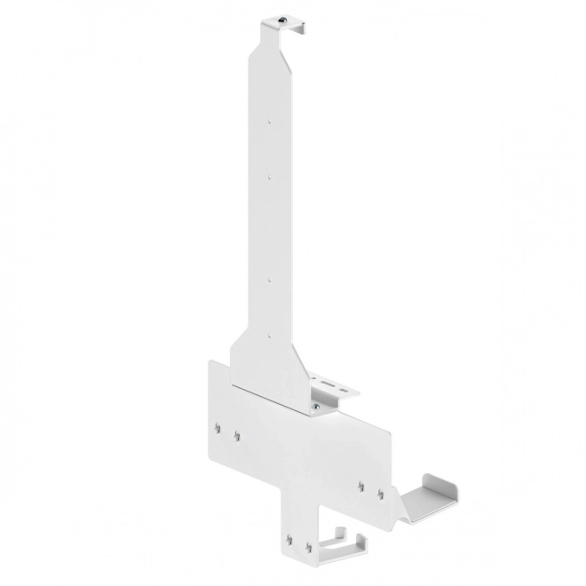 Suport alb de perete pentru PlayStation 5 cu suporturi pentru controlere