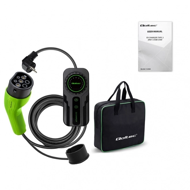 Încărcător auto electric EV portabil tip 2 cu afișaj LCD