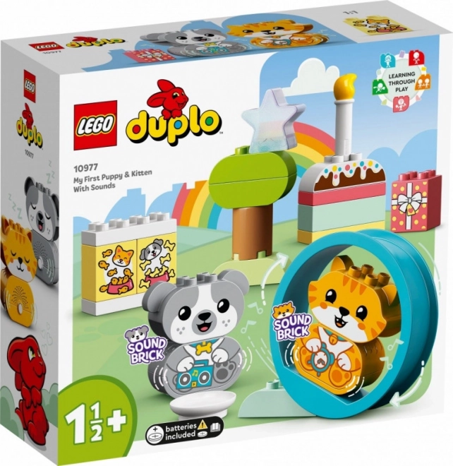 Lego Duplo primul meu cățeluș și pisică cu sunete