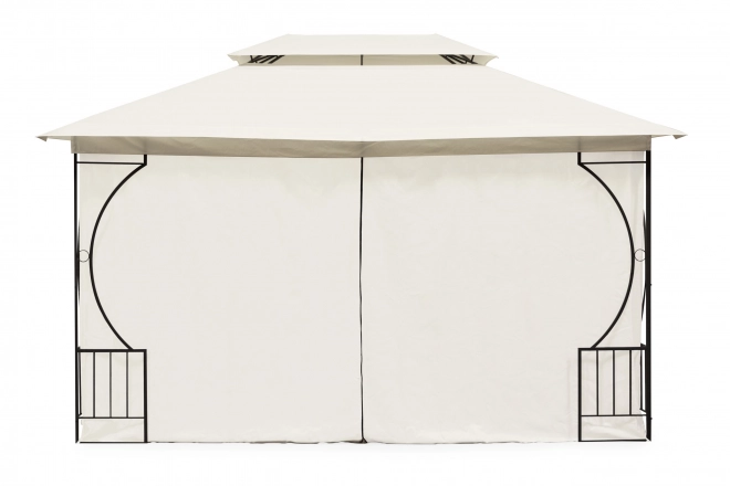 Gazebo de grădină pavilion cort 3x4m pereți laterali