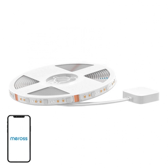 Banda LED inteligentă Wi-Fi RGBWW Meross pentru HomeKit